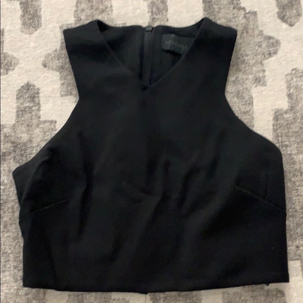Kendall and Kylie Black Crop Top